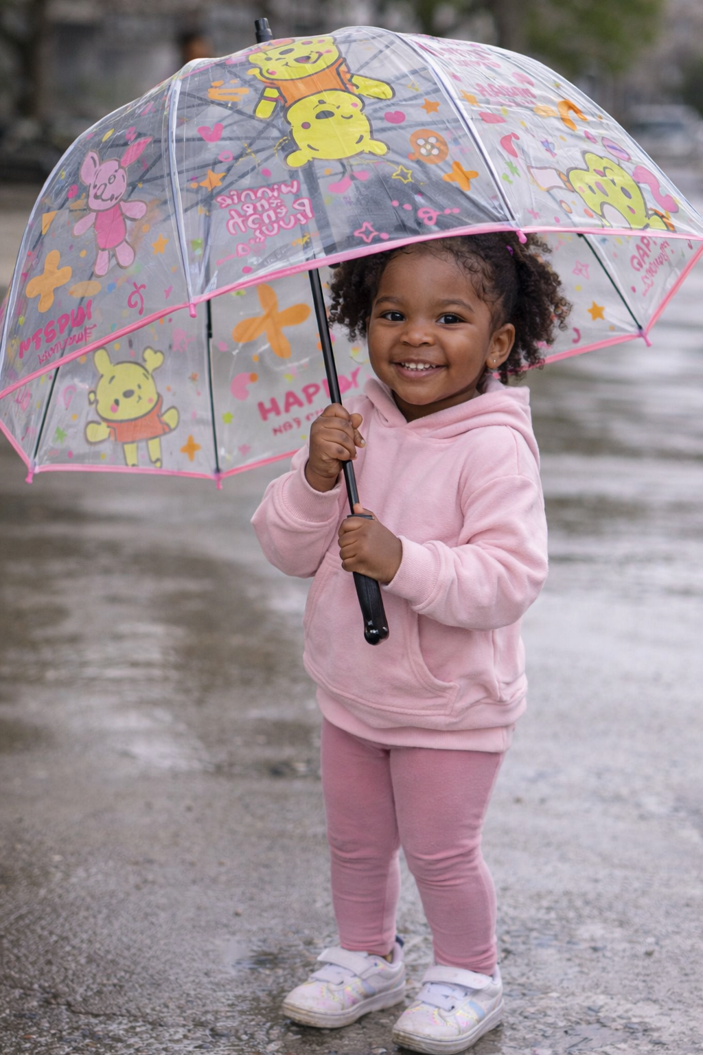 WINNIE THE POOH UMBRELLA WITH UMBRELLA CASE