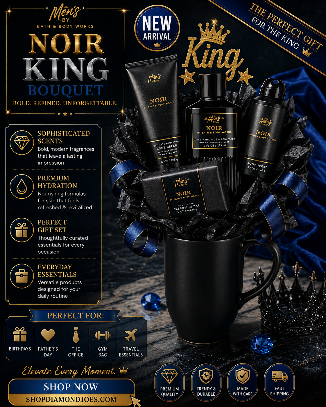 KING BOUQUET FOR MEN