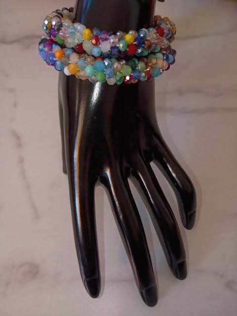 COLORFUL 2PC BLING BRACELET