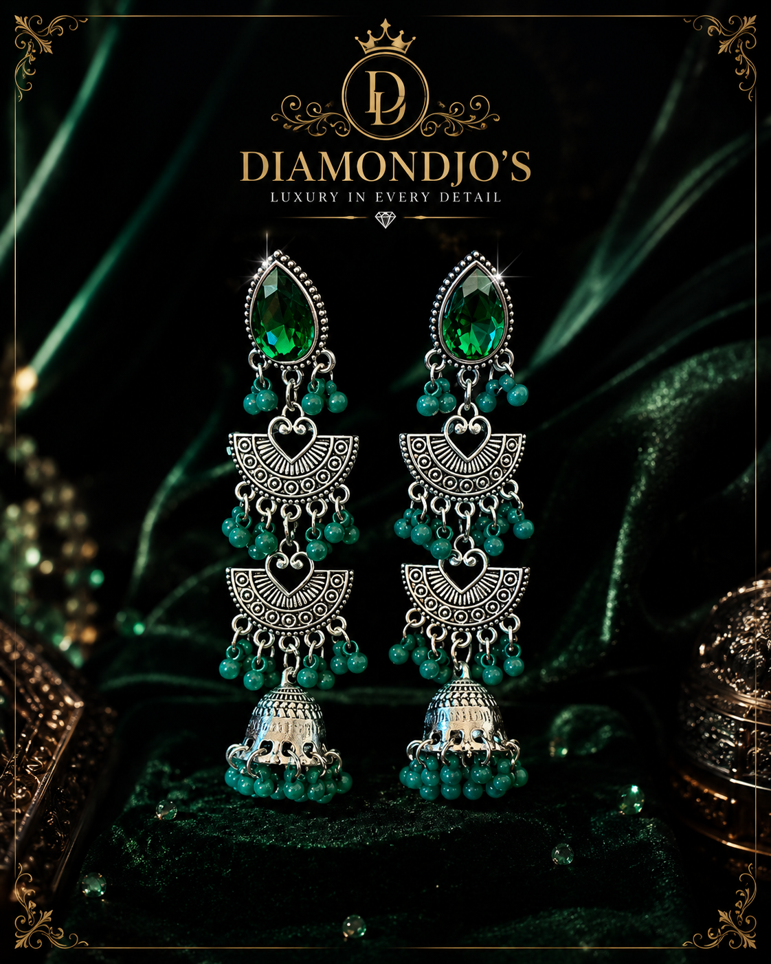 NEW BOLD ELEGANT UNFORGETTABLE EARRINGS DJ COLLECTION