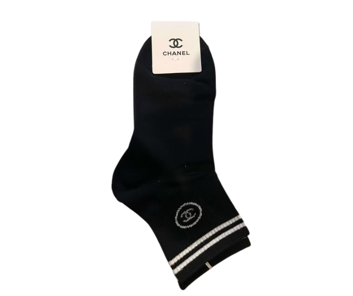 CHANEL SOCKS BLACK
