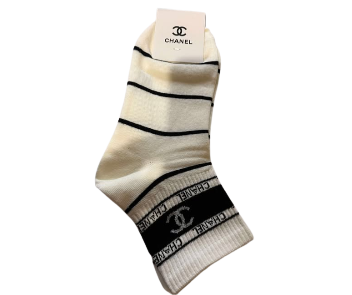 CHANEL SOCK STRIPPED