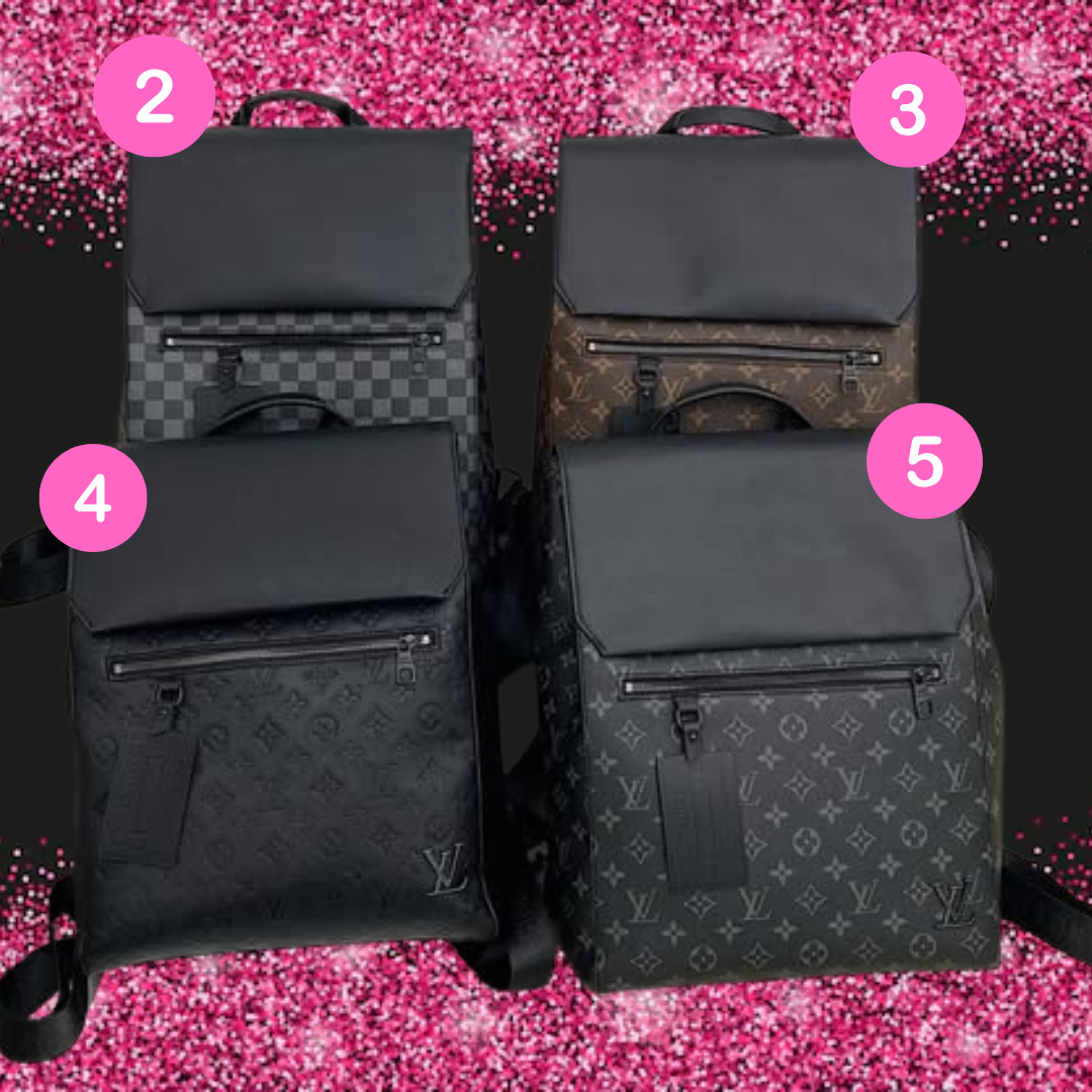 LV LEATHER BACKPACKS