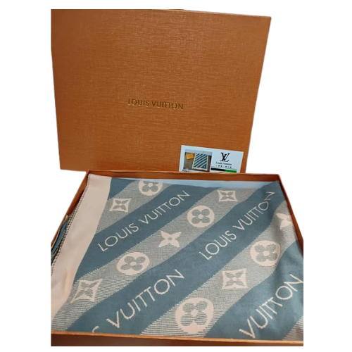 LV CASHMIER SCARVE GRAY/ PINK