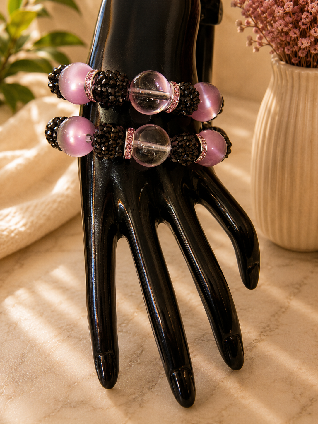 ONYX ALLURE 2PC BRACELET SET