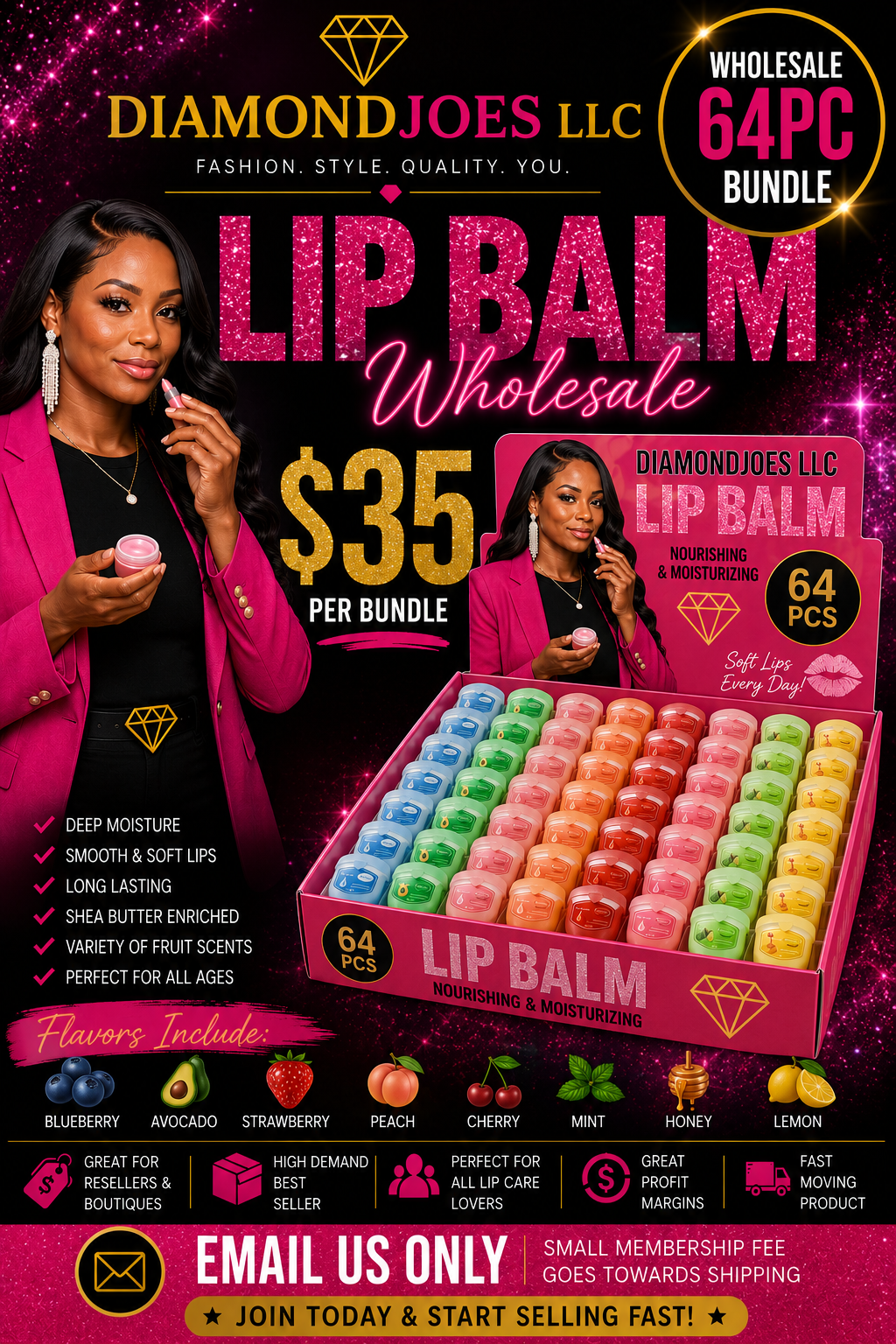 64PC LIP BALM