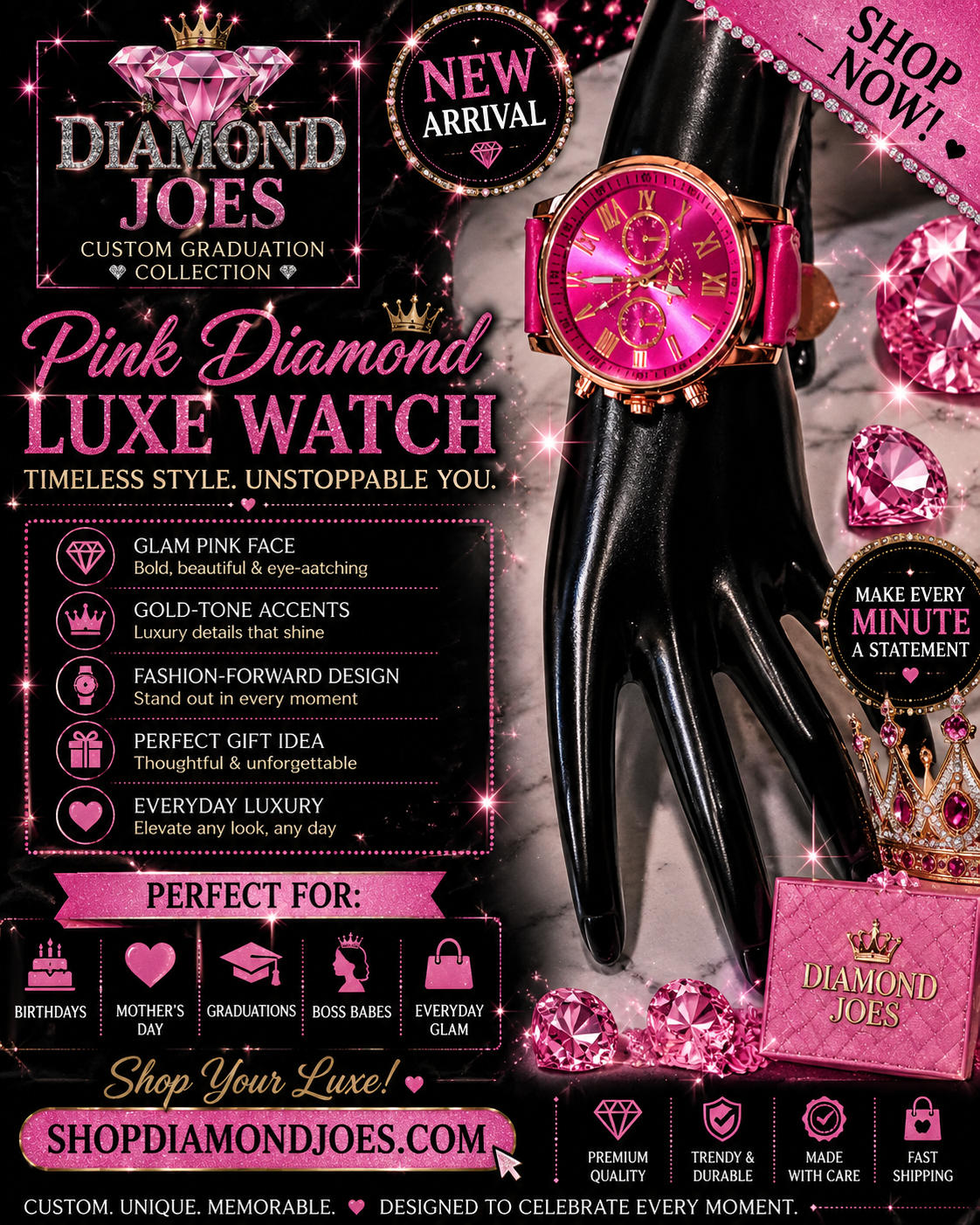 PINK DIAMOND WATCH