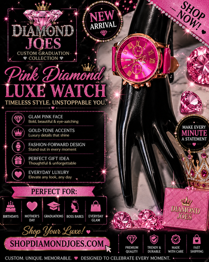 DIAMONDJOES LUXE WATCH COLLECTION     MULTIPLE COLORS