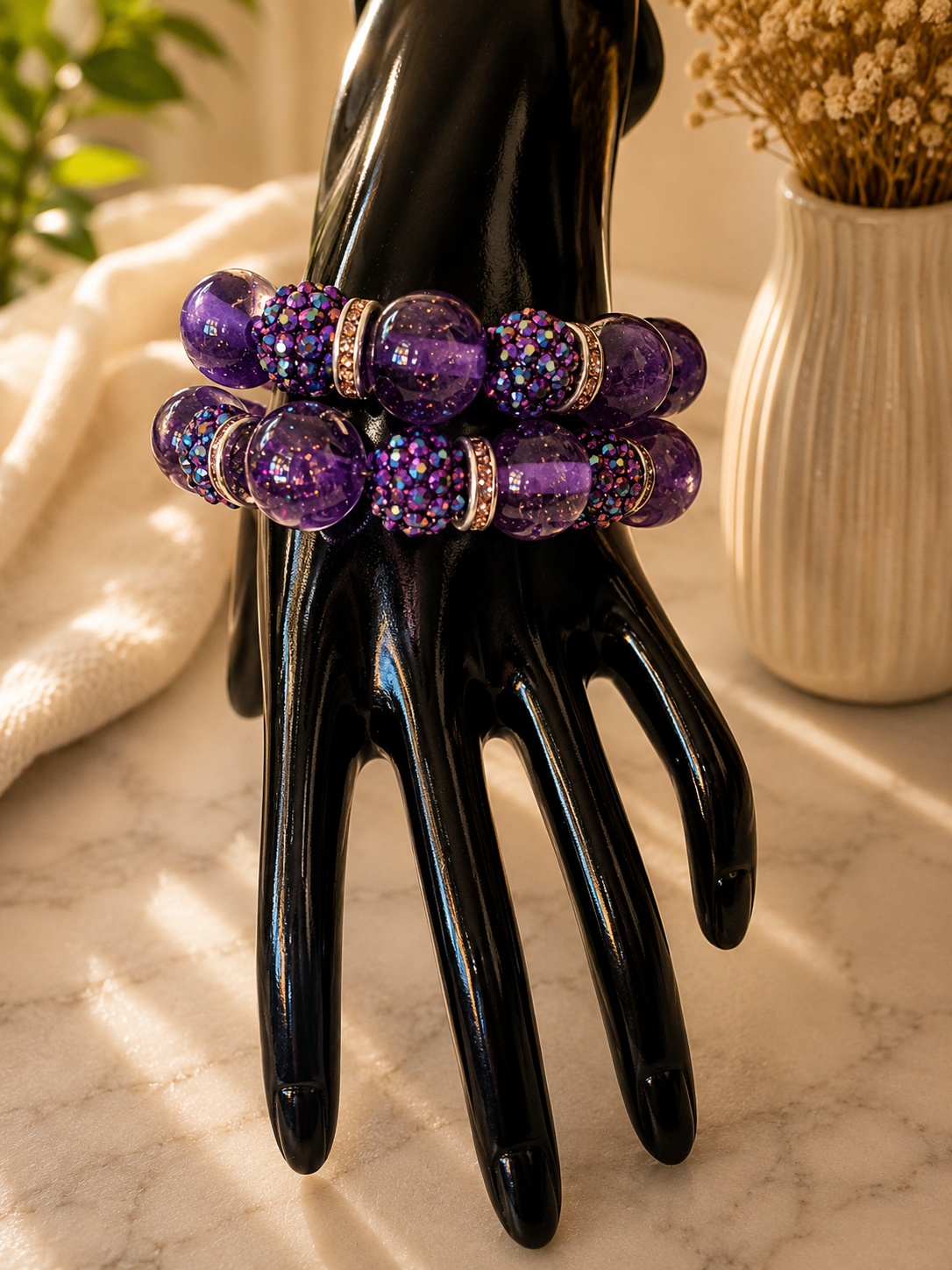ONYX ALURE 2PC BRACELET SETS (ONE OF A KIND)