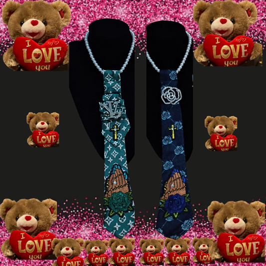 2 PRAYER HAND NECKTIES (VALENTINES DAY SPECIAL)