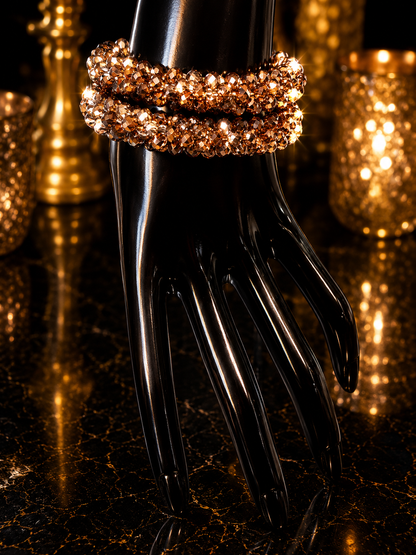 BLING 2PC BRACELET SET        (MULTIPLE COLORS )