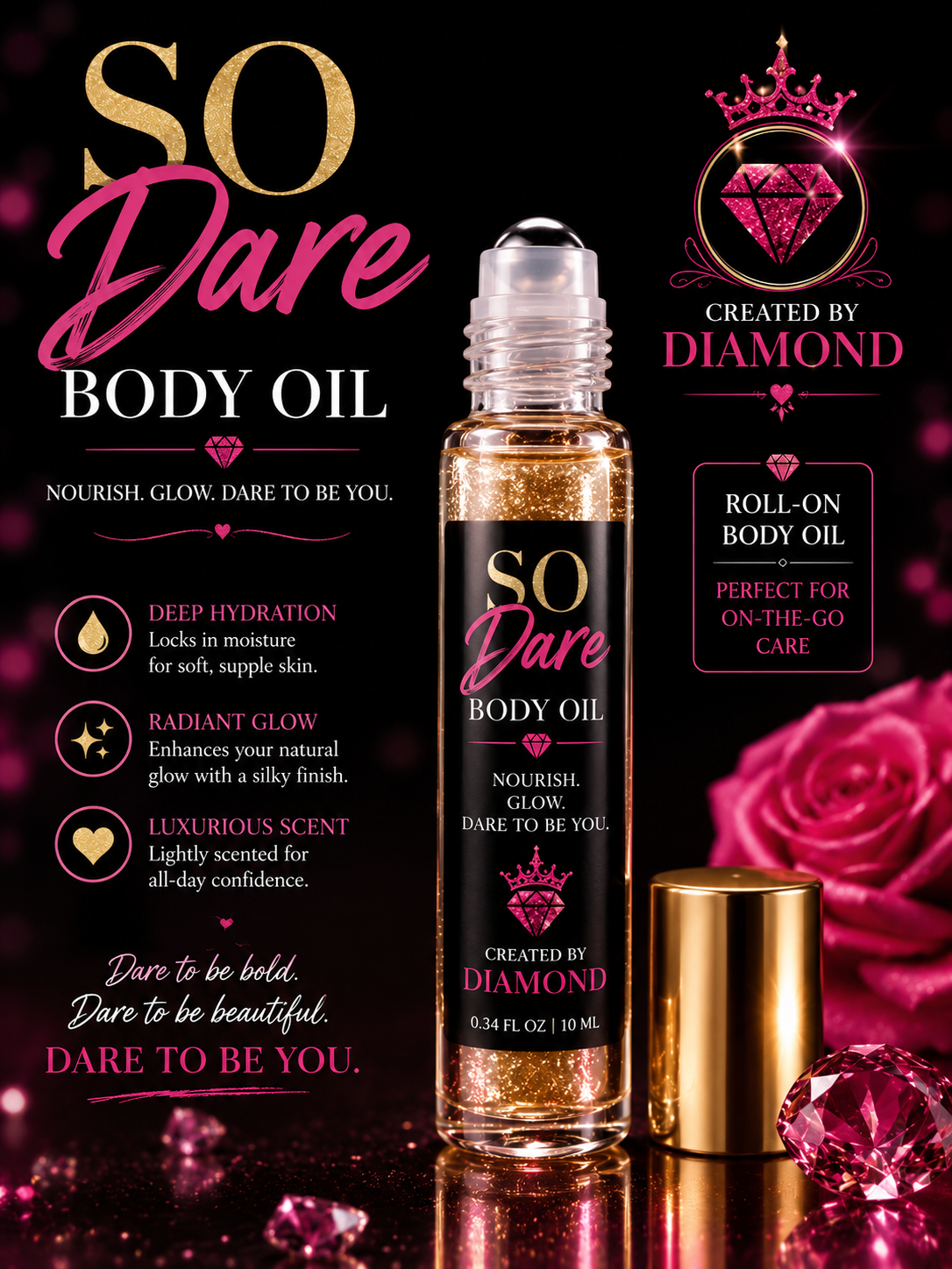 New Improved So Dare Body Oil
