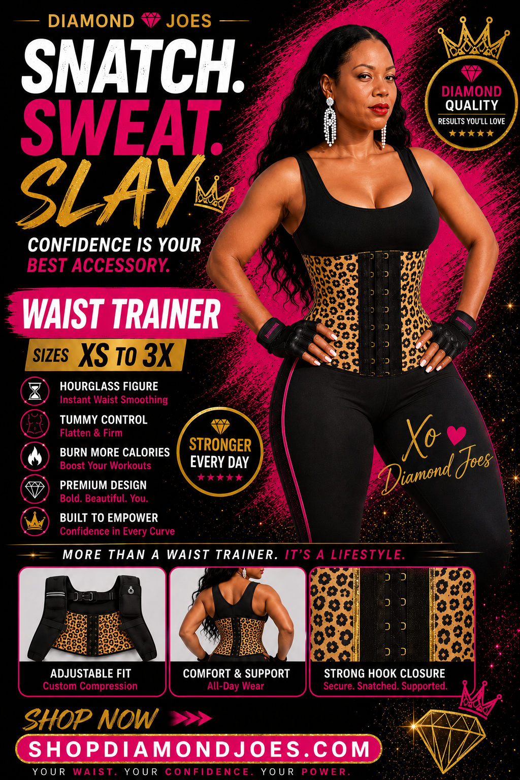 SCULPT YOUR CURVES - DIAMONDJOES WAIST TRAINER