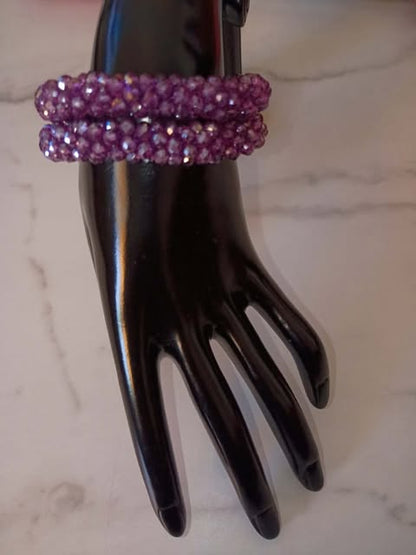 BLING 2PC BRACELET SET        (MULTIPLE COLORS )