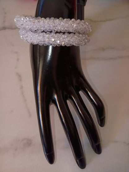 BLING 2PC BRACELET SET        (MULTIPLE COLORS )