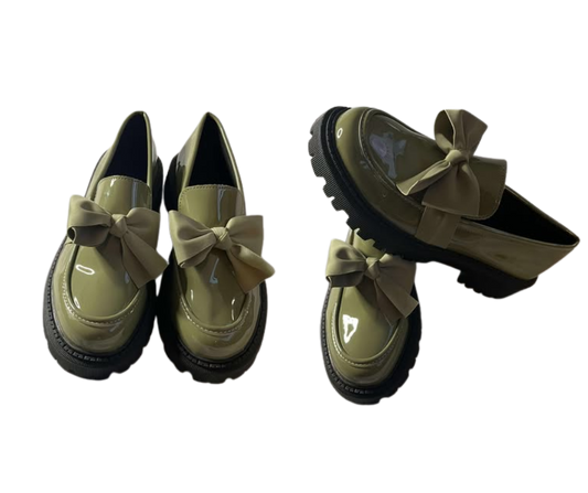 ARMY GREEN PLATFORM SHOES