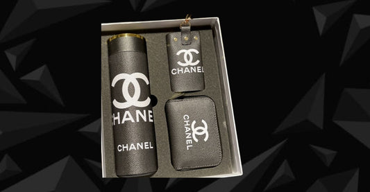 Chanel Water Bottle Gift  Set