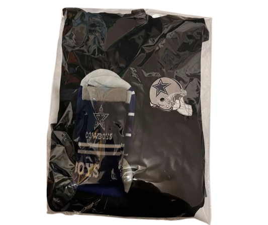 COWBOYS  GIFT SET  TSHIRT  & SOCKS