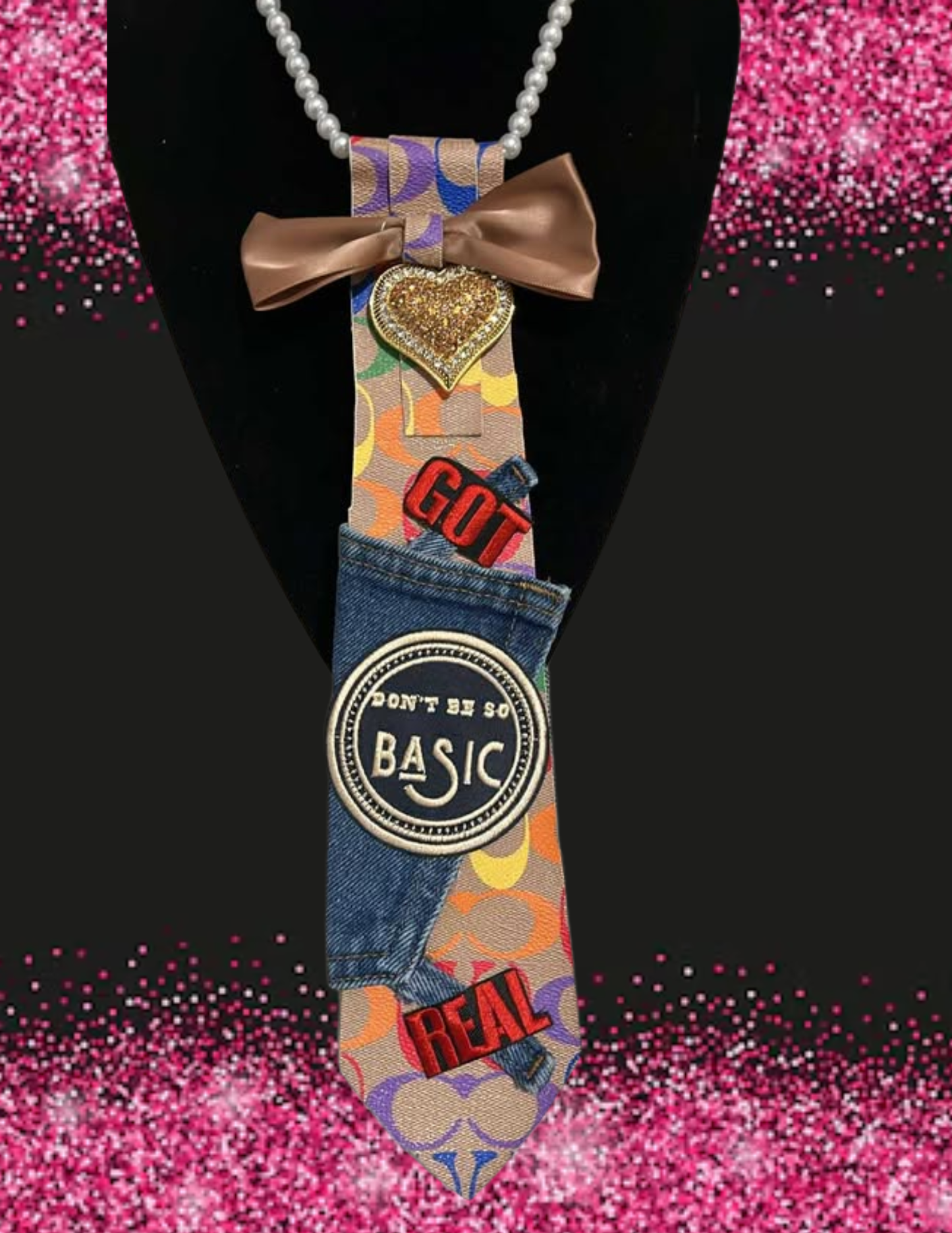 DON'T BE SO BASIC COACH TIE