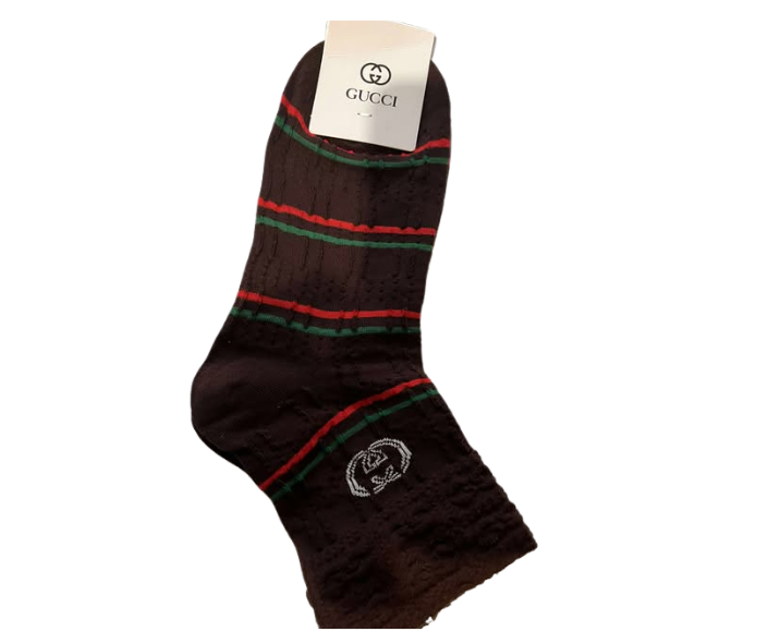 GG BROWN  RED GREEN   SOCK