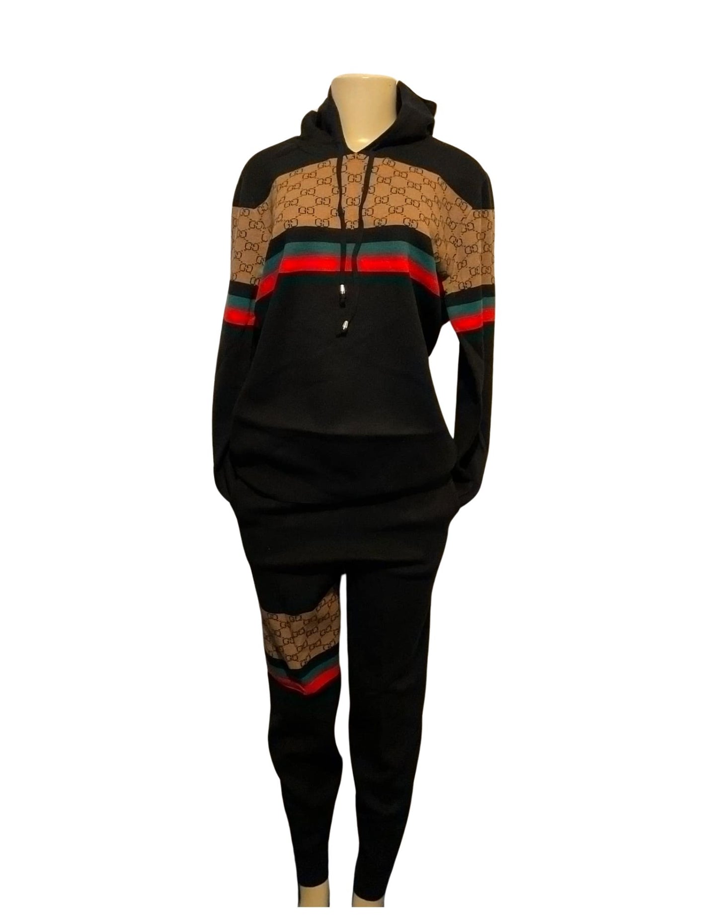 GUCCI 2PC ORIGINAL PANT SET BLACK