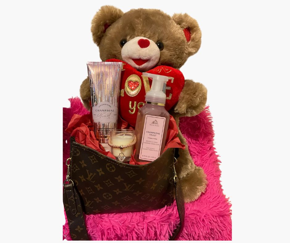 LV BROWN MONO GIFT SET  (VALENTINES DAY)