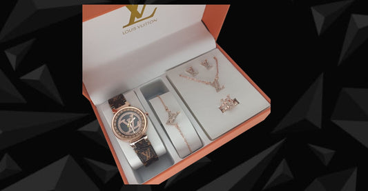 5PC LV WATCH SET FOR HER