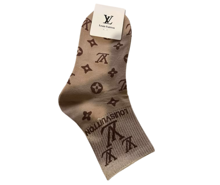 LV GLITTER SOCKS (5 PAIRS)