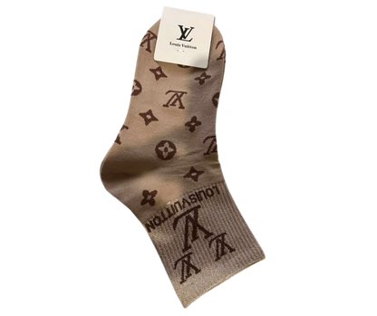 LV GLITTER SOCKS (5 PAIRS)