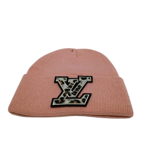 LV PINK HAT (LEOPARD)  DOOR BUSTER