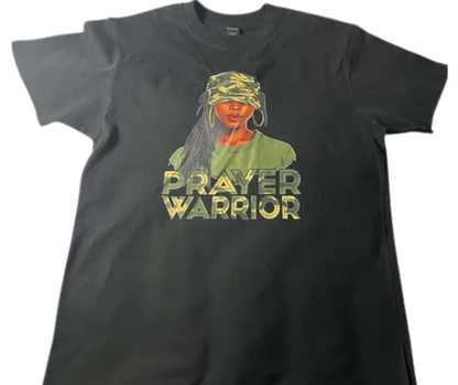 PRAYER WARRIOR CAMO TSHIRT   (ADD ON TO DREE IT UP)