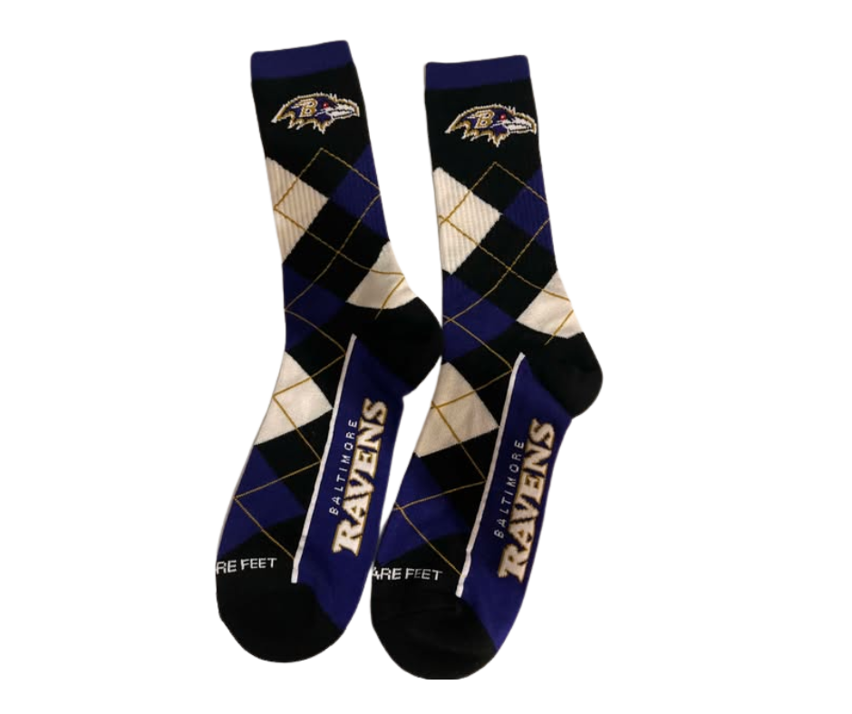 RAVENS ARGYLE  LONG SOCKS