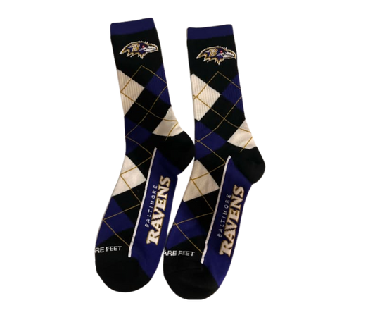 RAVENS ARGYLE  LONG SOCKS