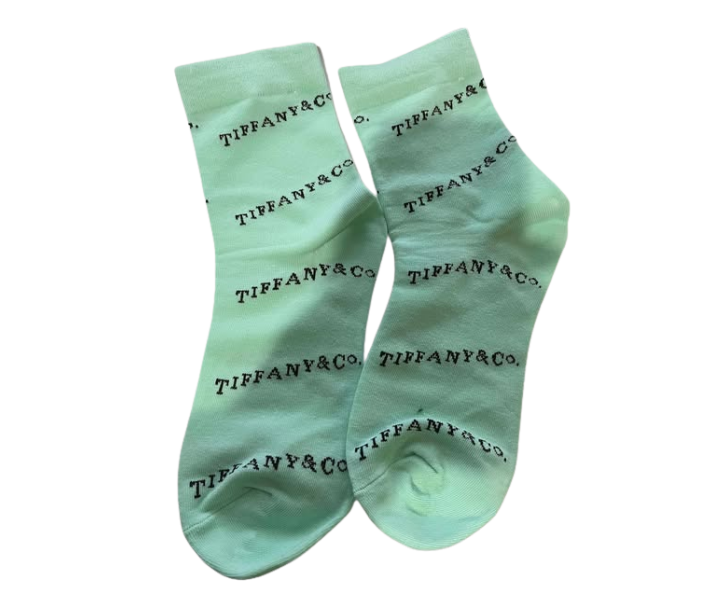 TIFFANY TEAL SOCKS (6 PAIRS)