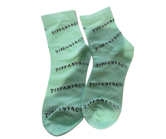 TIFFANY TEAL SOCKS (6 PAIRS)