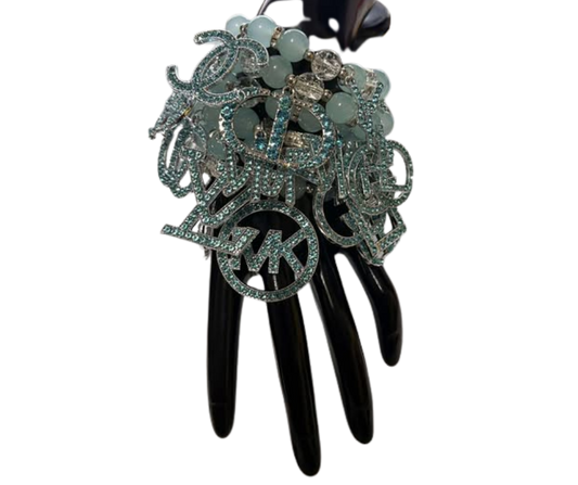 TIFFANY TEAL BLING  STACK BRACELET