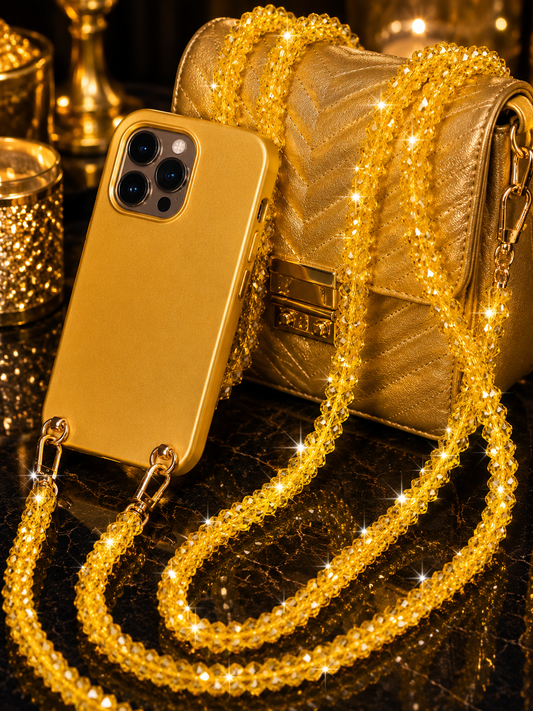 SUNSHINE PASSION PHONE OR PURSE CROSSBODY YELLOW