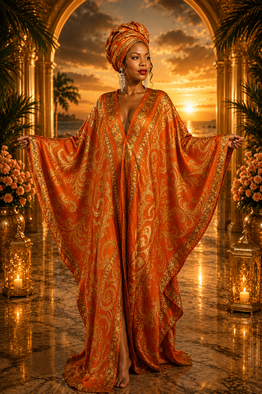 ORANGE BLOOSOM KAFTAN