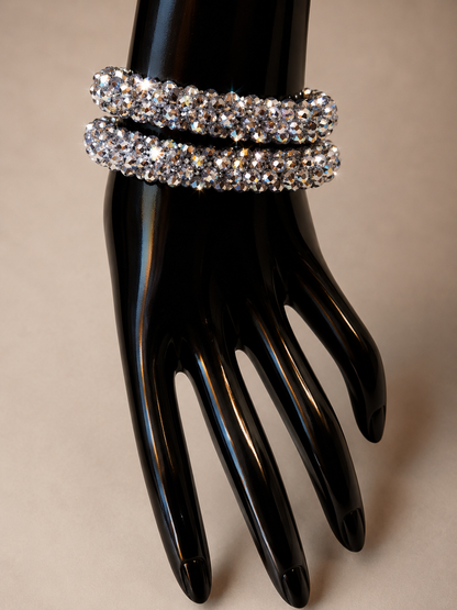BLING 2PC BRACELET SET        (MULTIPLE COLORS )