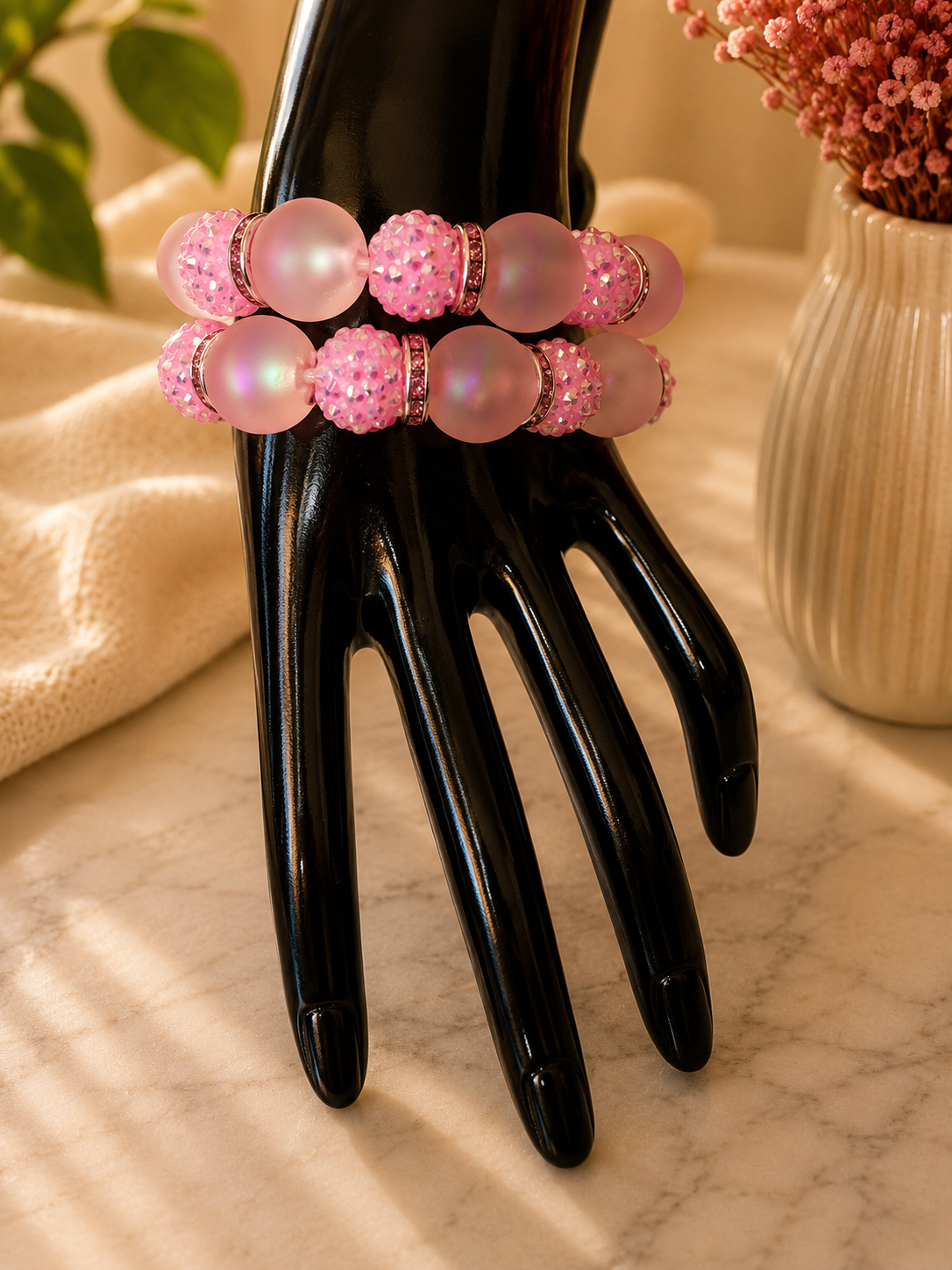 BLUSH DREAM 2 PC BRACELET SET