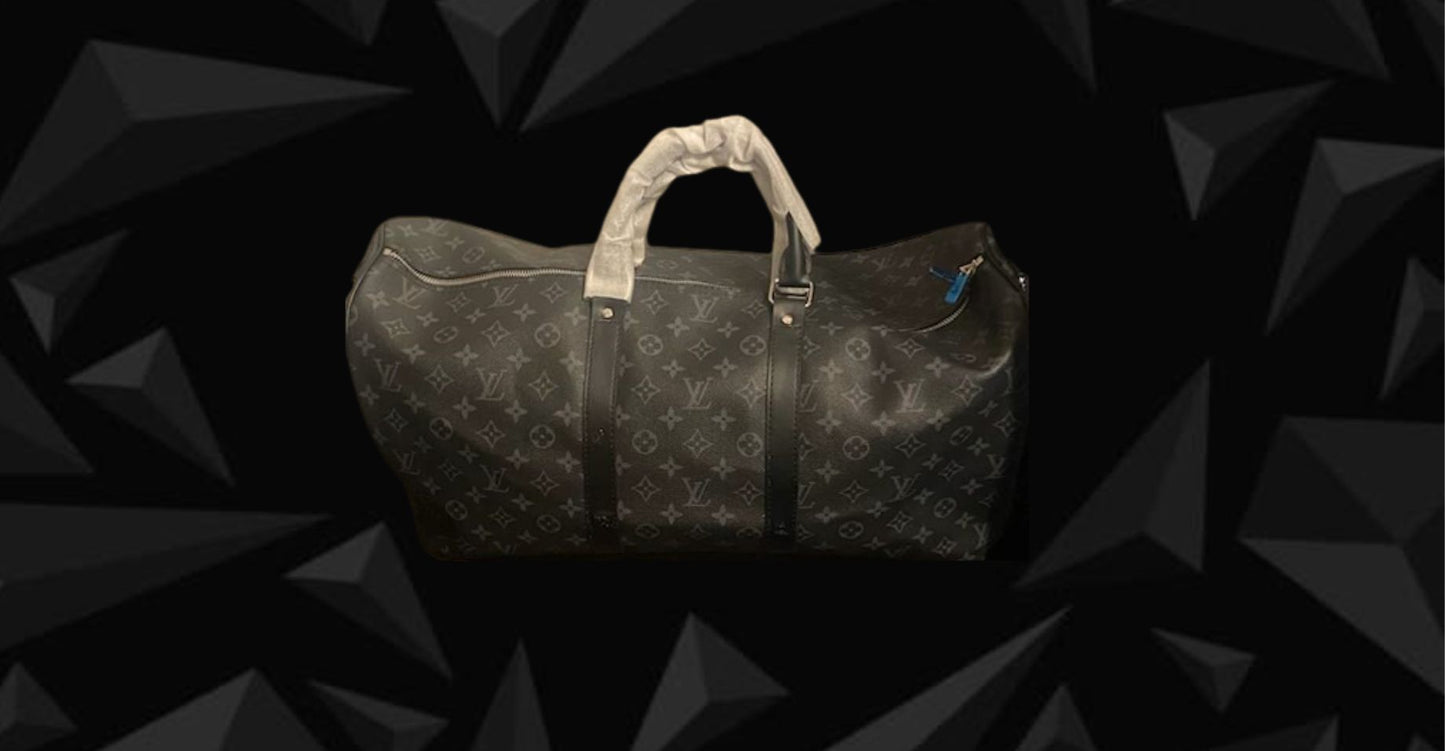 LV 22" BLACK DUFFLE BAG/ TRAVEL BAG